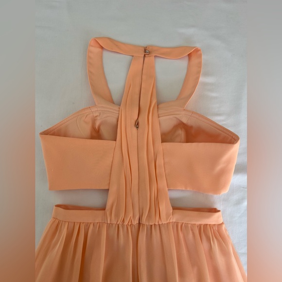 BCBGeneration Peach Cutout Dress - Picture 10 of 14